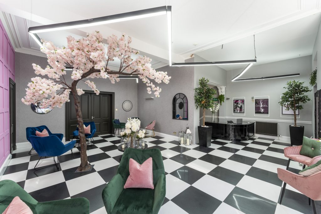 Reception area